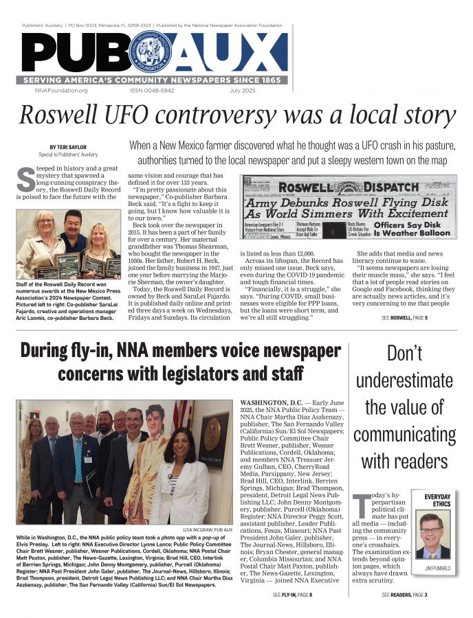 Current issue of Publishers' Auxiliary