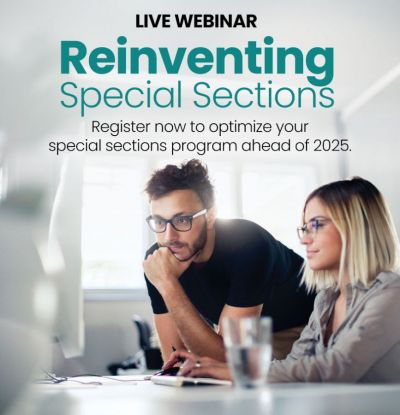 Creating a fresh, relevant and profitable special sections program year after year is an important part of every newspaper’s revenue strategy, and a challenge for many. Click here to register.